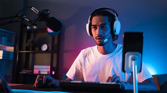 Streaming microphone